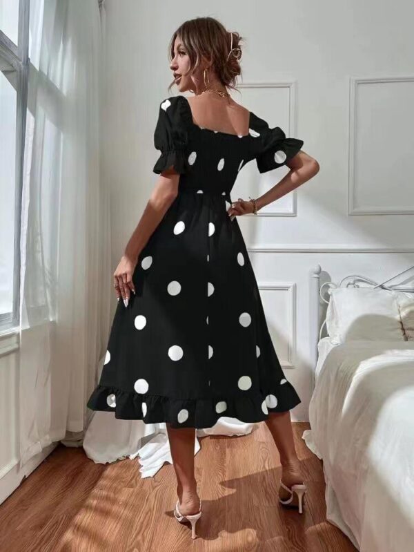 Elegant Polka Dot Black - Image 5