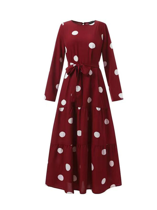 Jasmine Polka Dots Red